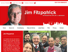 Tablet Screenshot of jimfitzpatrickmp.org